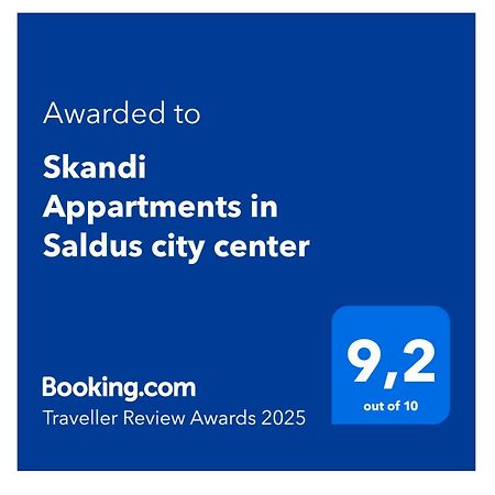 Skandi Appartments In Saldus City Center Екстериор снимка